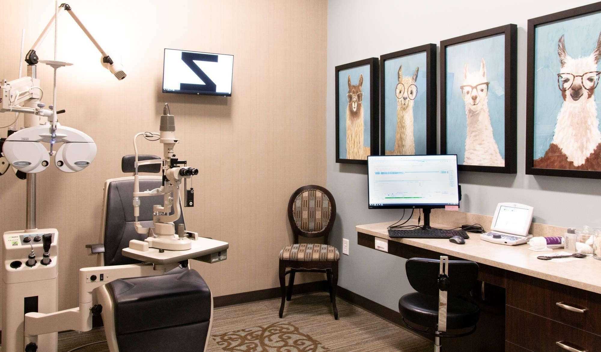 Innovative Eye Care office interior layout